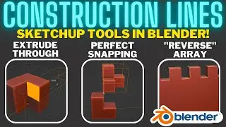 Construction Lines gives you Sketchup tools in Blender!