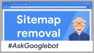 How to remove a sitemap