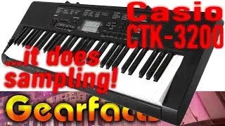 Casio CTK3200 sampling keyboard. First impressions can deceive!