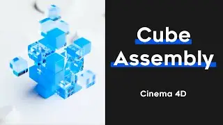 How to make a Robotic Cube Animation  -  Cinema 4D