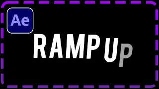 How to Create a Ramp Up Text Animation in After Effects