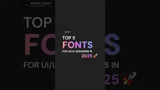 Best Fonts for AMAZING UI/UX Designs in 2025 🚀