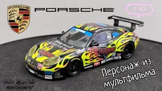 Персонаж из мультфильма | обзор модели Porsche 911 (996) GT3 RS 'Sally' 