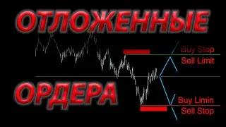 Трейдинг. Отложенные ордера. Sell Stop, Sell Limit, Buy Stop, Buy Limit. Обучающее видео.