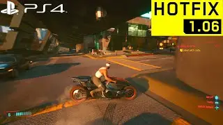 CYBERPUNK 2077 PATCH 1.06 PS4 Slim Gameplay & Graphics (1080p 60FPS) | CYBERPUNK 2077 PS4 1.06 PATCH