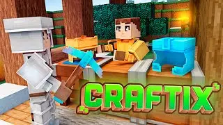 НОВАЯ ЦИВИЛИЗАЦИЯ Craftix НА ТЕЛЕФОН , но это не МАЙНКРАФТ