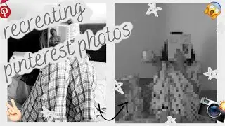 Recreating pinterest photos/outfits at home 📸✌✨