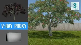 3ds max | V-Ray | How to render heavy scenes & reduce Memory Footprint With V-Ray Proxy