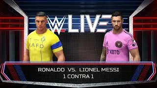 Ronaldo Vs Messi WWE Live 2K24 👊😱