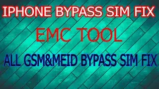 Emc Tool All iPhone iCloud Bypass Meid Gsm Sim Call & Data Fix ! iOS 14 7 1