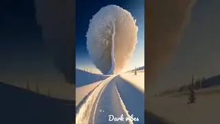 Beautiful Snow❄️|| Dark vibes || #foryou #viral #snow #shorts