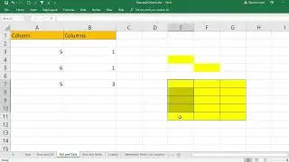 EXCEL: What is the Difference between COLUMN and COLUMNS functions in excel