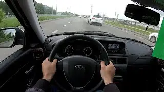 2014 LADA Priora 1.6L (98) POV TEST DRIVE