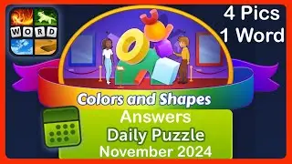 4 Pics 1 Word - Colors and Shapes - November 2024 - Answers Daily Puzzle + Bonus Puzzle #4pics1word