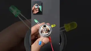 Diy DC Motor Project • Dc Motor & Led Experiment 