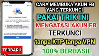 cara membuka akun FB yang terkunci sesi baru 2024 _ tanpa KTP ini trik termudah
