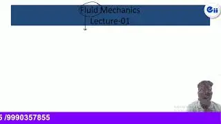 Fluid Mechanics Lecture-01 (GATE-2021 Online Class)