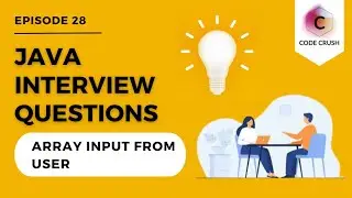 Array Input In Java | Array Input From User In Java | Java Interview Questions And Answers