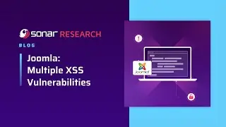 Joomla: Multiple XSS Vulnerabilities, detected with SonarCloud