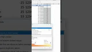 How to create a Data Visualization in excel  
