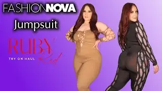 Fashion Nova Curve Jumpsuit Try On Haul | @NovaMEN by 