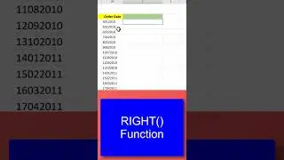 How to use Right Function in 