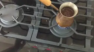КОФЕ в турке☕️Мой утренний кофе с молоком🥛