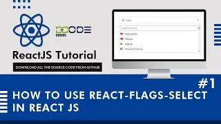 How To Use React Flags Select In React | React Country Flag Select