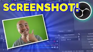 How To Take Screenshot With OBS Studio! | OBS Tutorial