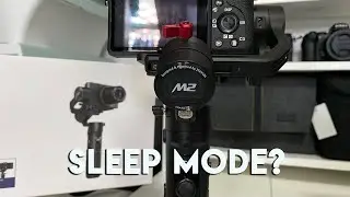 Zhiyun Crane-M2 - How to get out of Sleep Mode & Sony A6500 + Sony FE 28mm F2.0 - Can it balance?