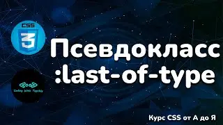 Псевдокласс :last-of-type в CSS || Pseudo-class :last-of-type in CSS || Full CSS course from A to Z