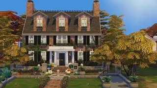 Fall American House • The Sims 4 • No CC | Speed Build