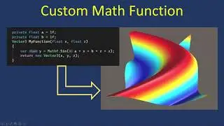 Unity: 3D Surface Plotter - Custom Math Functions