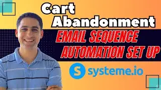 Cart Abandonment Email Sequence Automations set up in Systeme.io