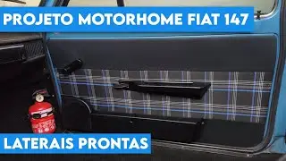 FAZENDO A TAPEÇARIA - MOTORHOME FIAT 147 PANORAMA