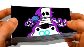 FNF BF vs Dad Friday Night Funkin Flipbook Animation