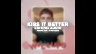 kiss it better | xenial.aep | editing audio