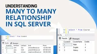 23 Understanding many to many relationship in sql server