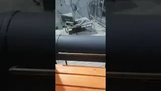 Мангал с подказанником из газовых баллонов.