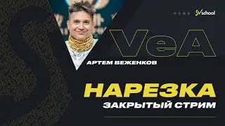 Артём VEA Веженков. Нарезка с закрытого игрового стрима SV school