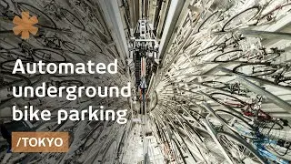 Underground bike parking system in Tokyo: how it works