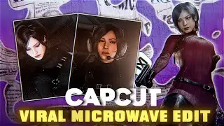 TIKTOK FAMOUS MICROWAVE EDIT CAPCUT TUTORIAL