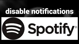 How to turn off notifications in Spotify