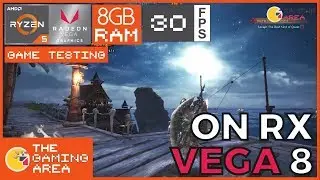 Monster Hunter Worlds PC on Radeon RX Vega 8 Laptop