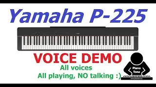 Yamaha P-225 Sounds: All Playing No Talking