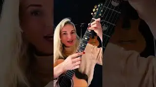 Виктор ЦОЙ ПАЧКА СИГАРЕТ Разбор на Гитаре Надия Косинская #shorts  #nadiaguitar