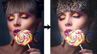 Create Mosaic Puzzle Effect in Photoshop Tutorial