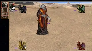 Heroes 3 COMBAT 26 Vampire Lords vs 1258 Dragons  HoTA