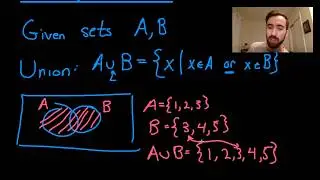 Basic Set Theory 2: Union, Intersection, Difference, Compliment, Cardinality