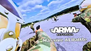 ARMA Reforger: Massive AI Battle | Funny Edition | Modded | Max Settings (4K 60FPS)